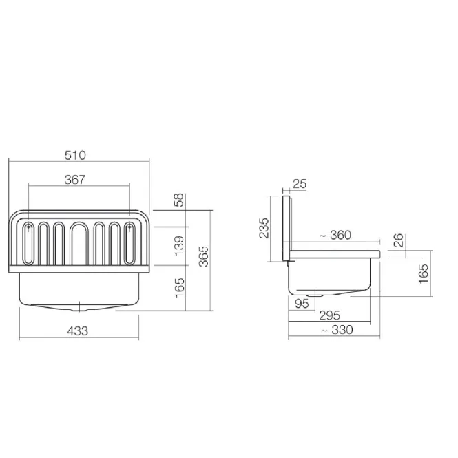 Hovedbilde Laufen Bucket Sink Vaskekar 51x33 cm - Hvit