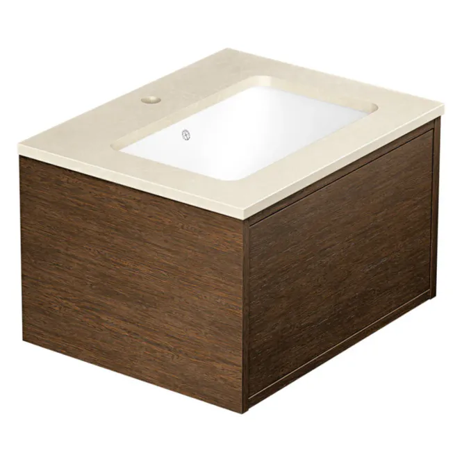 Hovedbilde Gustavsberg Ducentic Servantskap 60 cm med Beige Royal Benkeplate og ...