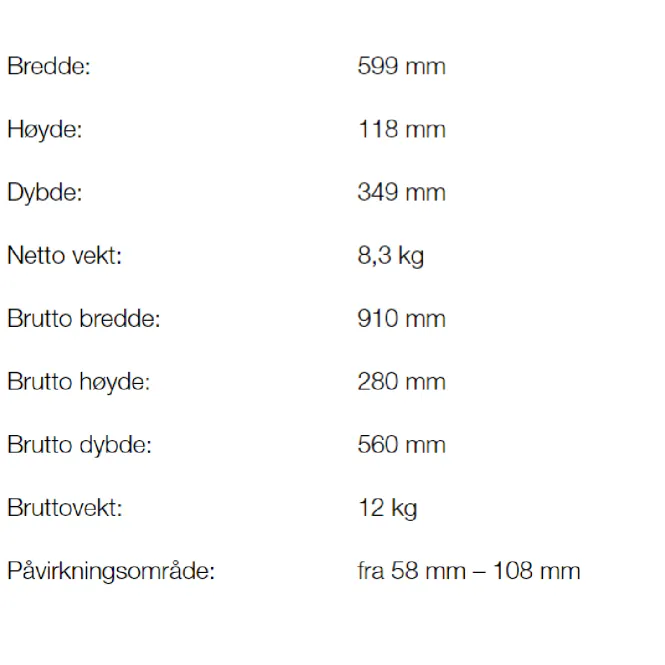 Hovedbilde Alape SB.SR650 servant 60x35 cm toppmontert