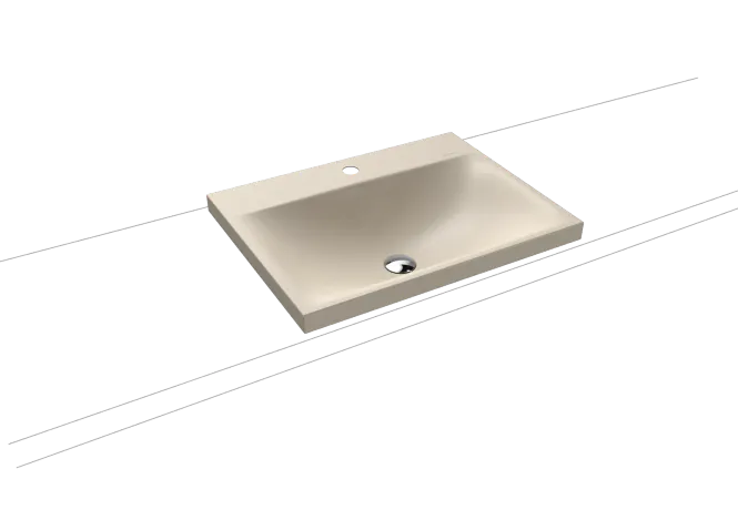 Hovedbilde Kaldewei SILENIO Toppmontert Servant Mod 3040 60x46 cm, Warm Beige ...