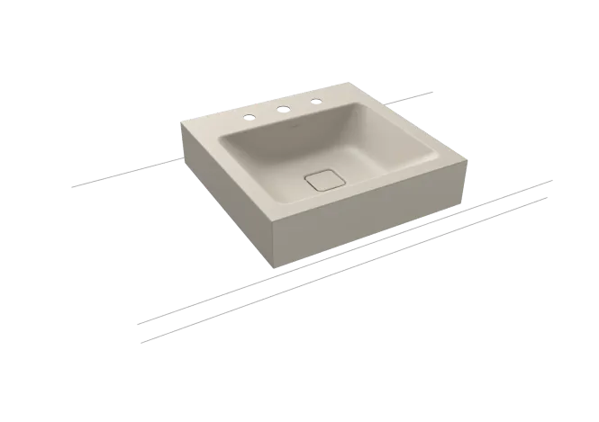 Hovedbilde Kaldewei CONO Mod 3077 Toppmontert Servant, 50x50 cm, Warm Grey 10, 3 ...