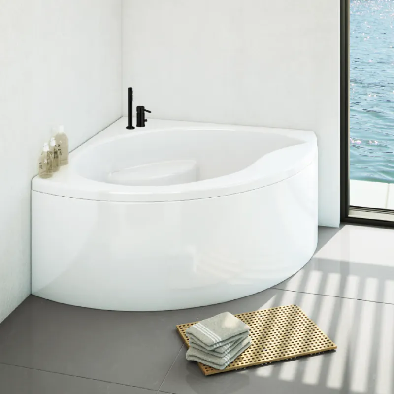 Strømberg Tranquility badekar 130x130 cm innebygd/hjørne