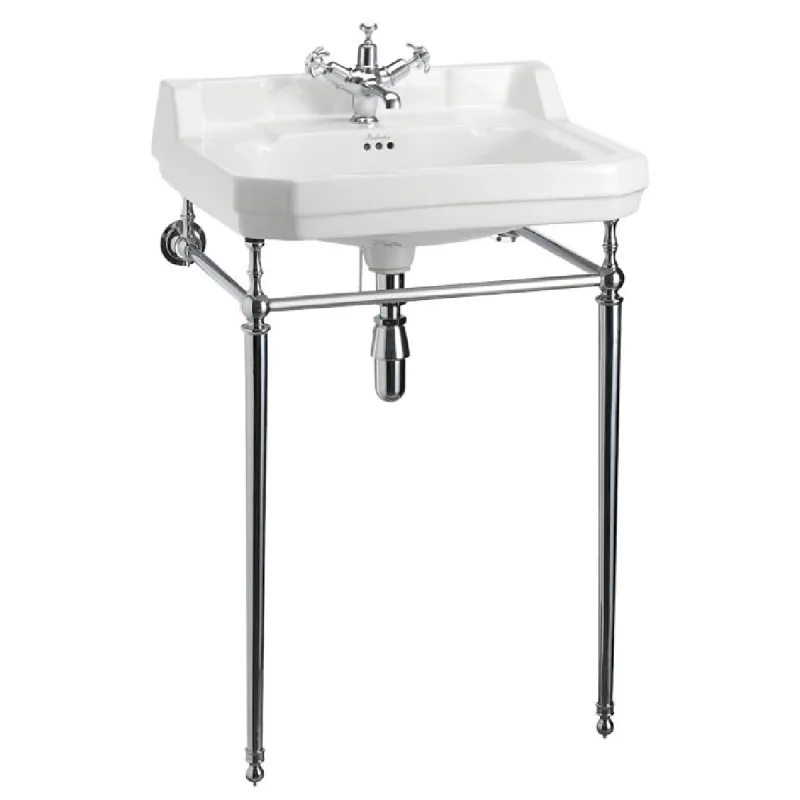 Burlington Edwardian servant 61x51 cm inkl.rørstativ i krom