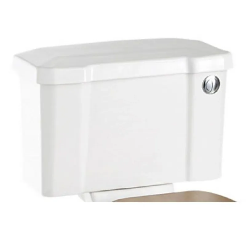 Burlington Rimless gulvtoalett inkl.52cm sisterne m/knapp