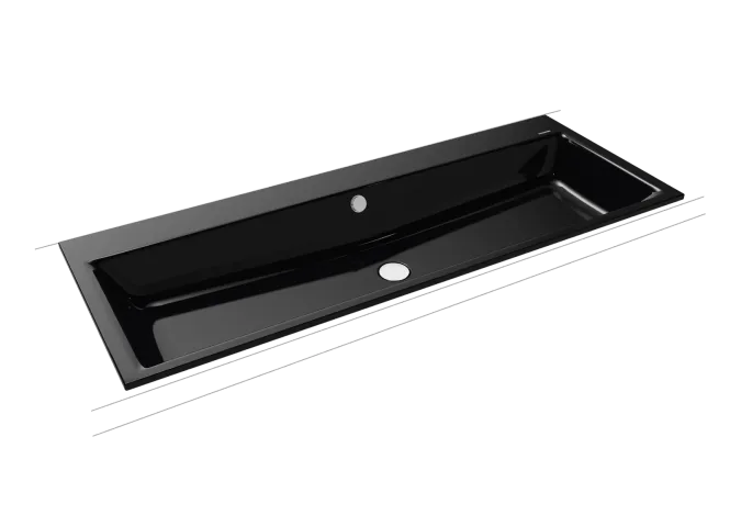 Hovedbilde Kaldewei PURO Mod 3169 Nedfelt Servant, 120x46 cm, Black, 0 kranhull, ...