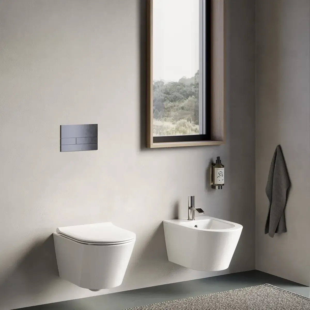 Catalano Zero Vegghengt Toalett Silentech 50 cm  - Hvit