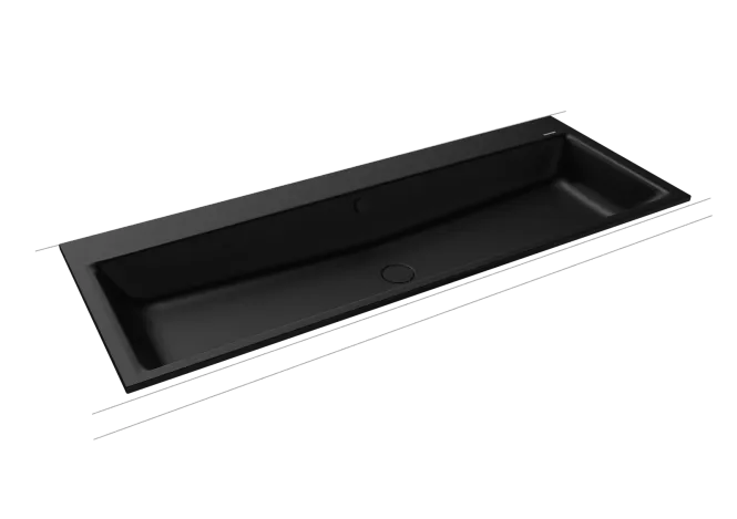 Hovedbilde Kaldewei PURO Mod 3169 Nedfelt Servant, 120x46 cm, Black Matt 100, 0 ...