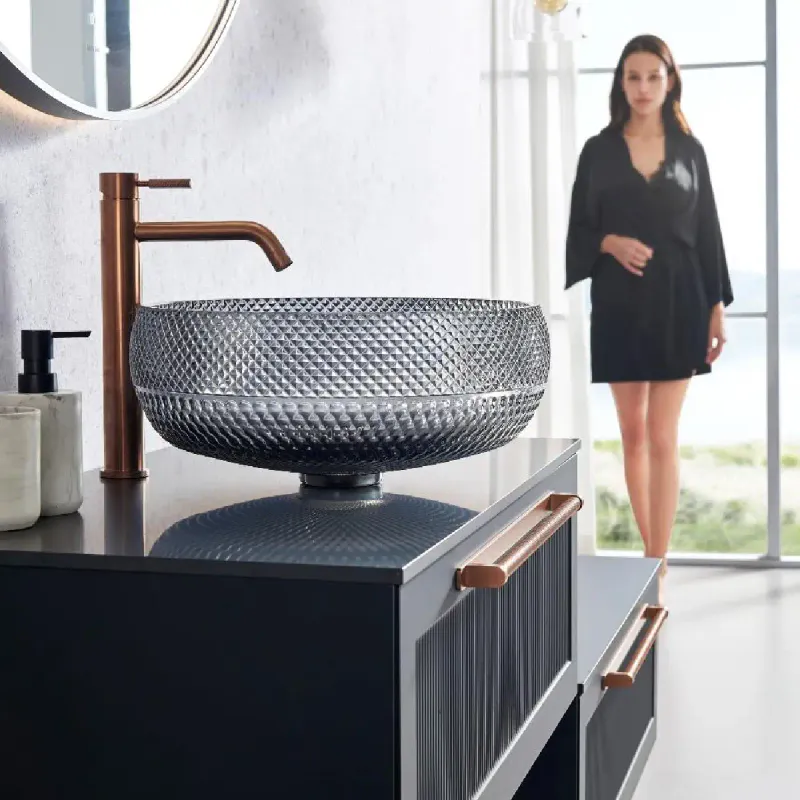 Scala Bad Celino servant ø42 cm toppmontert glass