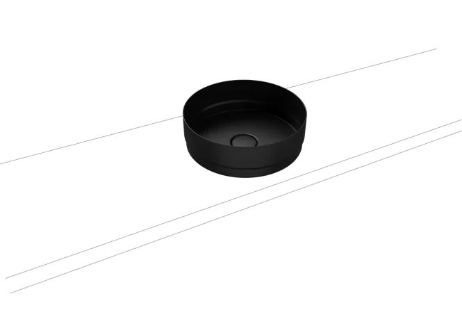 Hovedbilde Kaldewei NUEVA Mod 3191 Toppmontert Servant, 38x38 cm, Black Matt ...