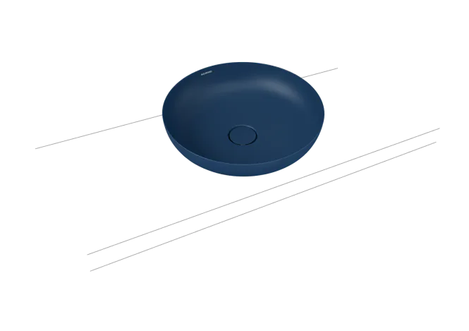 Hovedbilde Kaldewei MIENA Mod 3181 Toppmontert Servant, 38x38 cm, Navyblue Matt, ...