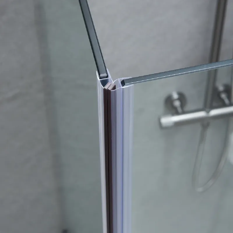 OUTLET: Scala Bad Silvano Dusjhjørne - 90x90 cm - Klart glass
