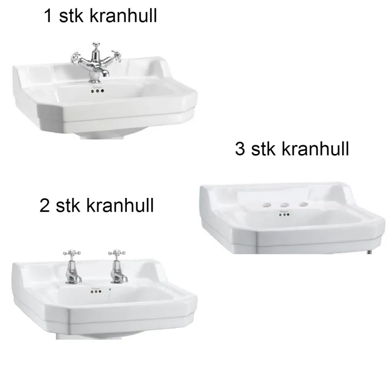 Burlington servantskap 56x47 cm med Edwardian porselensservant