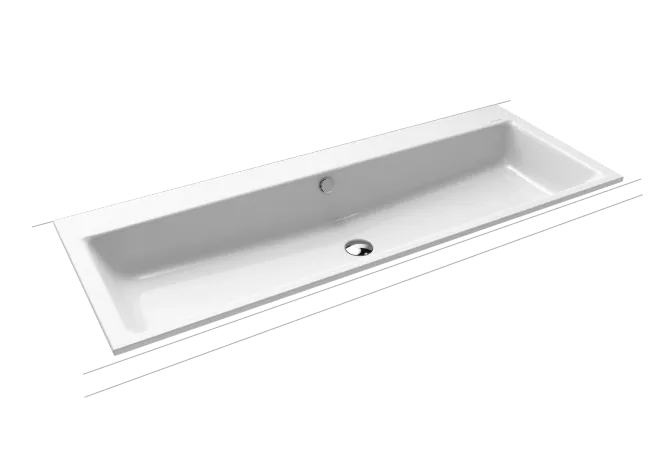 Hovedbilde Kaldewei PURO Mod 3169-D Dobbel Nedfelt Servant, 120x46 cm, Warm ...