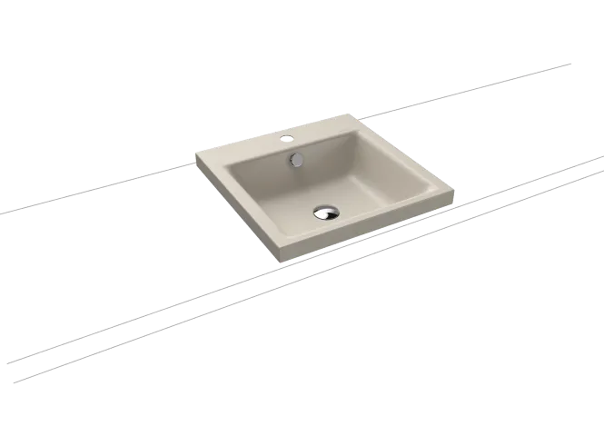 Hovedbilde Kaldewei PURO Mod 3153 Toppmontert Servant, 46x46 cm, Warm Grey 10, 1 ...
