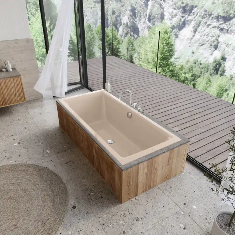 Kaldewei PURO NEXT COMBI Mod 1437 Innebygd Badekar 190x90 cm