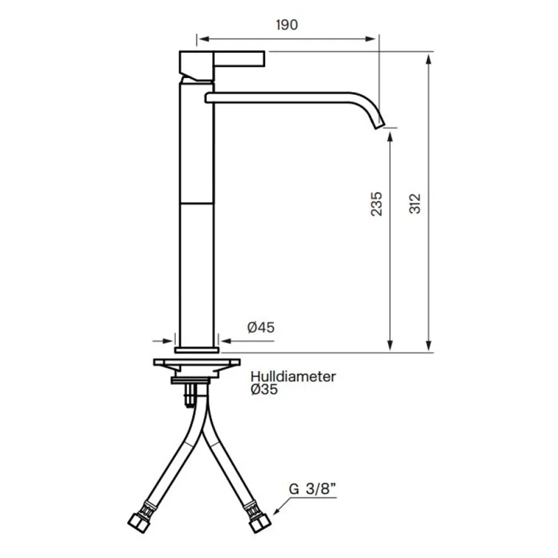 Tapwell ARM081 servantbatteri
