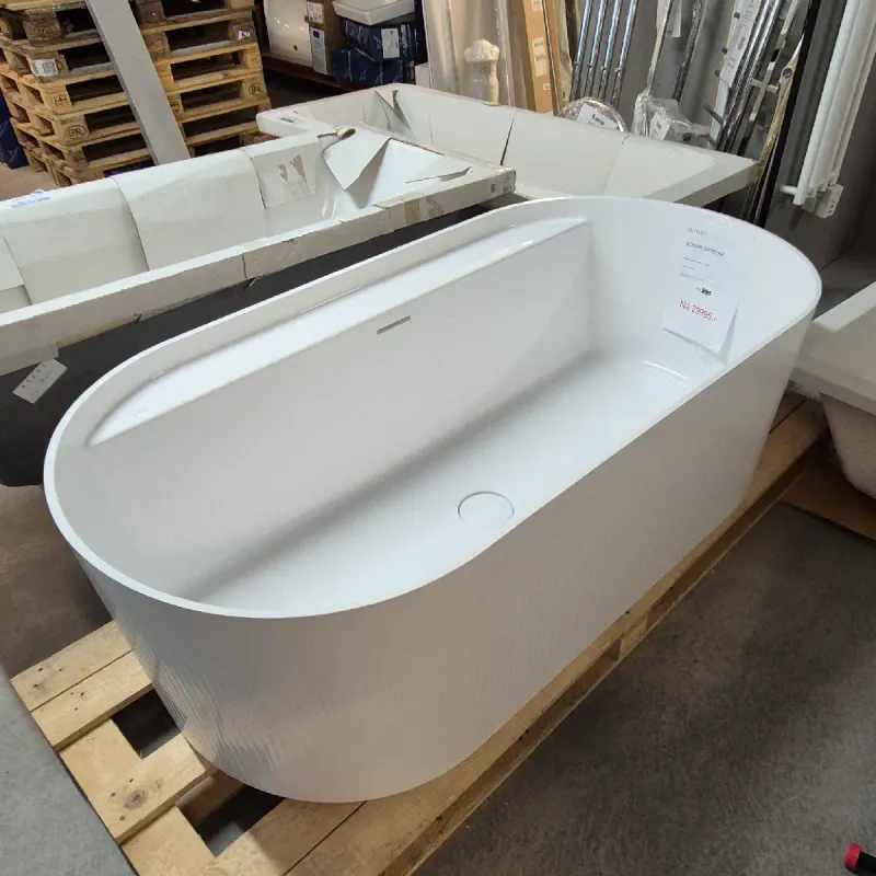 OUTLET: Laufen Sonar Badekar 160x81,5 cm Frittstående - Utstilling