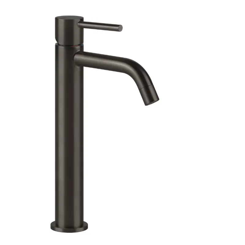 Gessi Emporio Via Tortona servantbatteri høy Black Metal Brushed