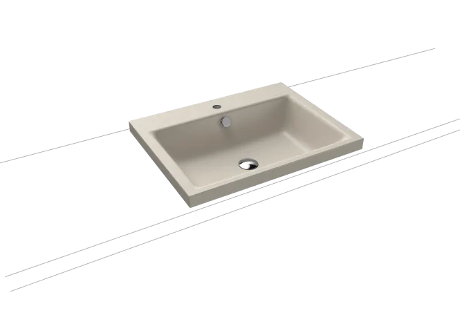 Hovedbilde Kaldewei PURO Mod 3154 Toppmontert Servant, 60x46 cm, Warm Grey 10, 1 ...