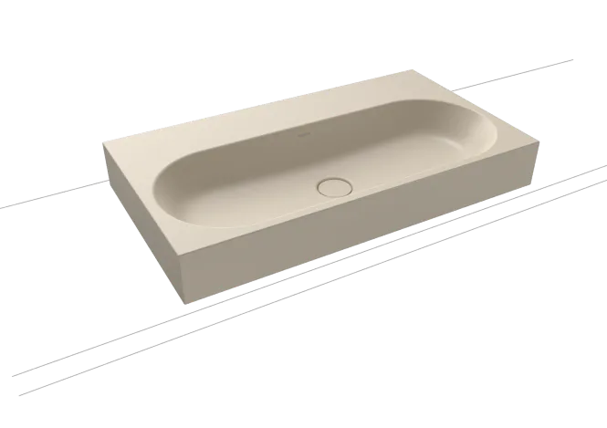 Hovedbilde Kaldewei CENTRO Mod 3058 Toppmontert Servant, 90x50 cm, Warm Beige ...