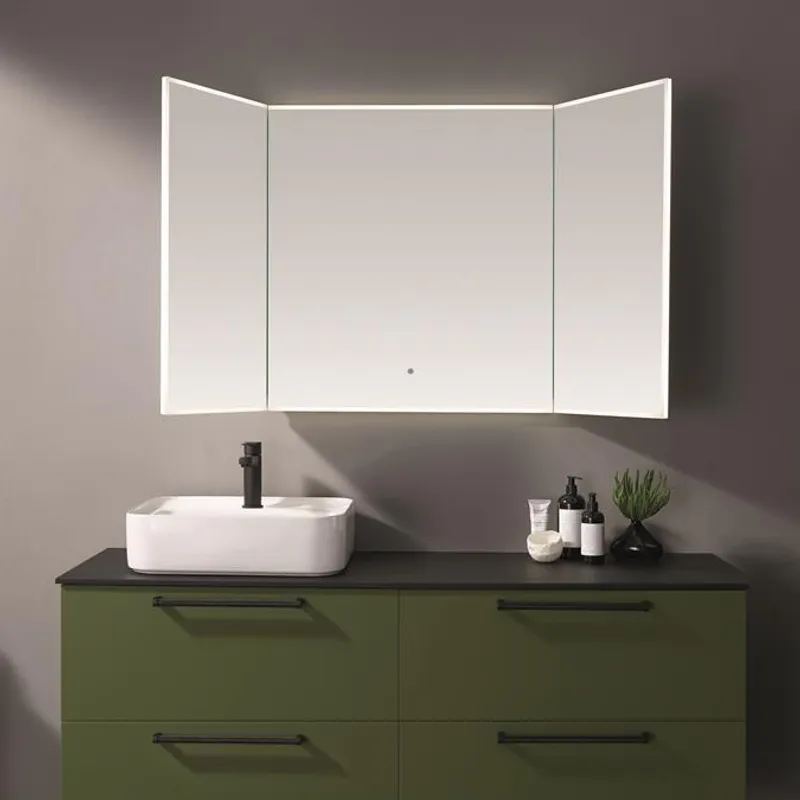 Scala Bad Lecce speil 120-150 cm med belysning