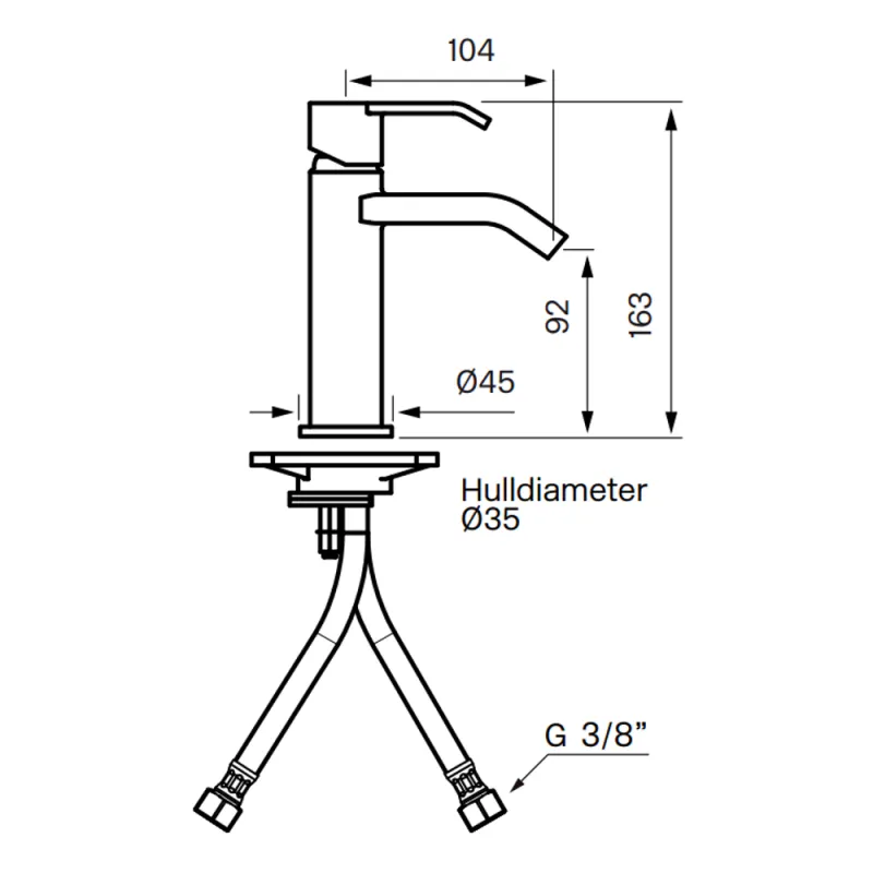 Tapwell VIC071 Servantbatteri