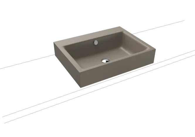 Hovedbilde Kaldewei PURO Mod 3157 Toppmontert Servant, 60x46 cm, Warm Grey 60, 0 ...