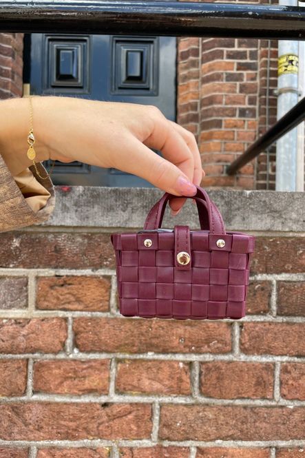 Hovedbilde Handed By Pixie mini håndveske Mulberry Purple