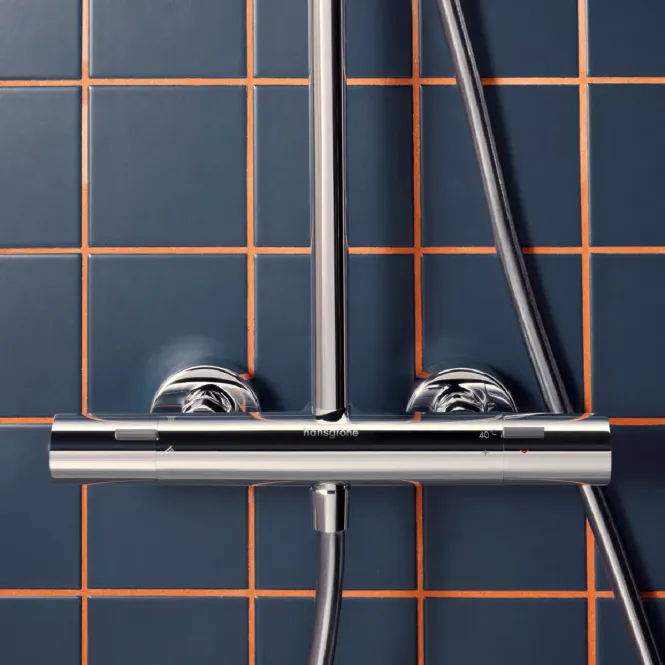 Hovedbilde Hansgrohe Activera S Showerpipe 240 1jet EcoSmart+ med Ecostat Fine ...