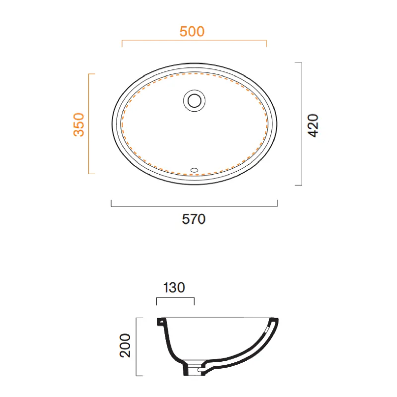 Catalano Italy Underlimt Servant 57x42 cm