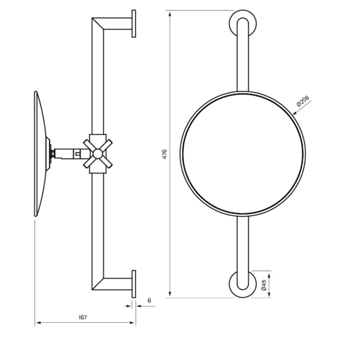 Hovedbilde Tapwell TA816 sminkespeil