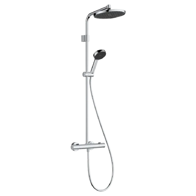 Hovedbilde Hansgrohe Activera S Showerpipe 240 1jet EcoSmart+ med Ecostat Fine ...