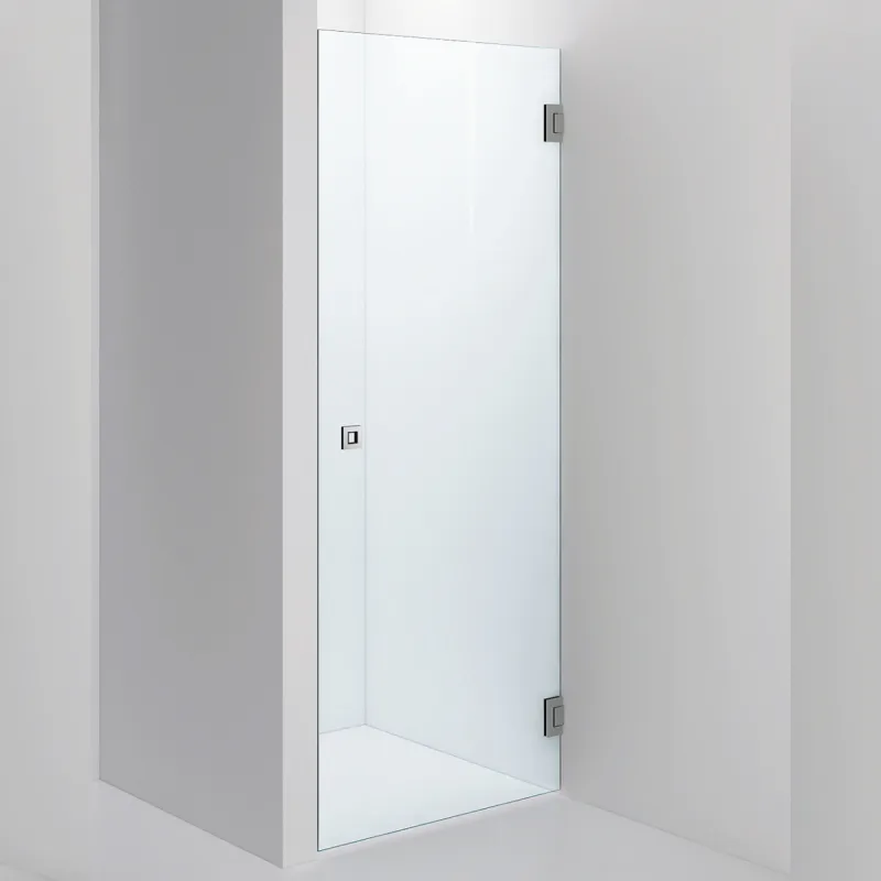 OUTLET: INR ARC 2 Dusjdør for nisje 80 cm - Klart glass/Krom