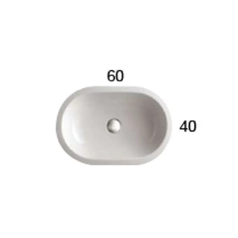 OUTLET: Globo Forty3 Toppmontert Servant 60x40 cm