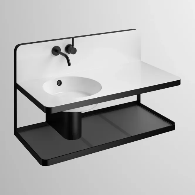 Hovedbilde Alape WP.S19L.1 servant 100x49 cm vegghengt inkl. blandebatteri