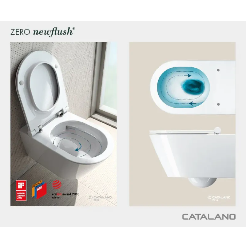 Geberit Sisternepakke med Catalano 55 Newflush Vegghengt Toalett