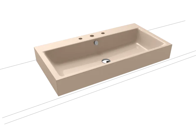 Hovedbilde Kaldewei PURO Mod 3158 Toppmontert Servant, 90x46 cm, Bahama Beige, 3 ...