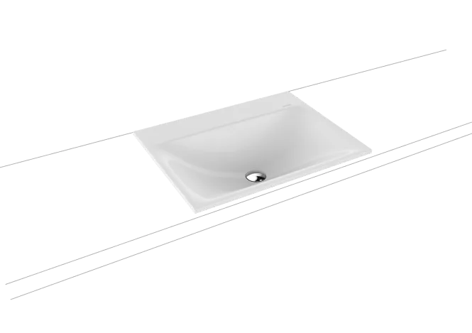Hovedbilde Kaldewei SILENIO Nedfelt Servant Mod 3037 60x46 cm, Alpine White, 0 ...