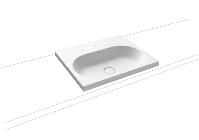 Hovedbilde Kaldewei CENTRO Mod 3055 Toppmontert Servant, 60x50 cm, Alpine White ...