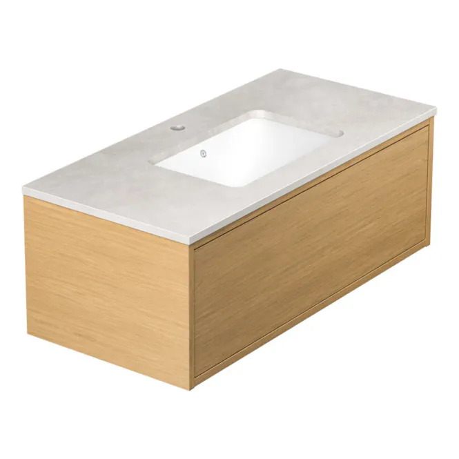 Hovedbilde Gustavsberg Ducentic Servantskap 100 cm med Polar Grey Benkeplate og ...