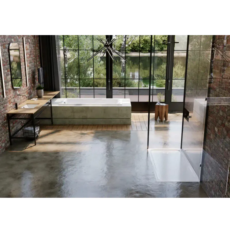 Kaldewei PURO Side Overflow Mod 656 Innebygd Badekar 170x75 cm