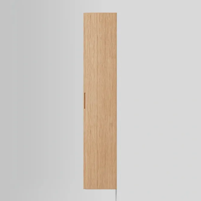 Hovedbilde OUTLET: INR Solid Høyskap 30x30x160 cm Natural Oak Venstre