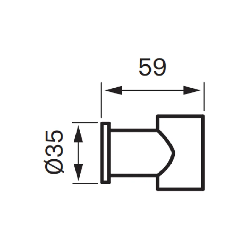 Tapwell XSUP030 veggbrakett