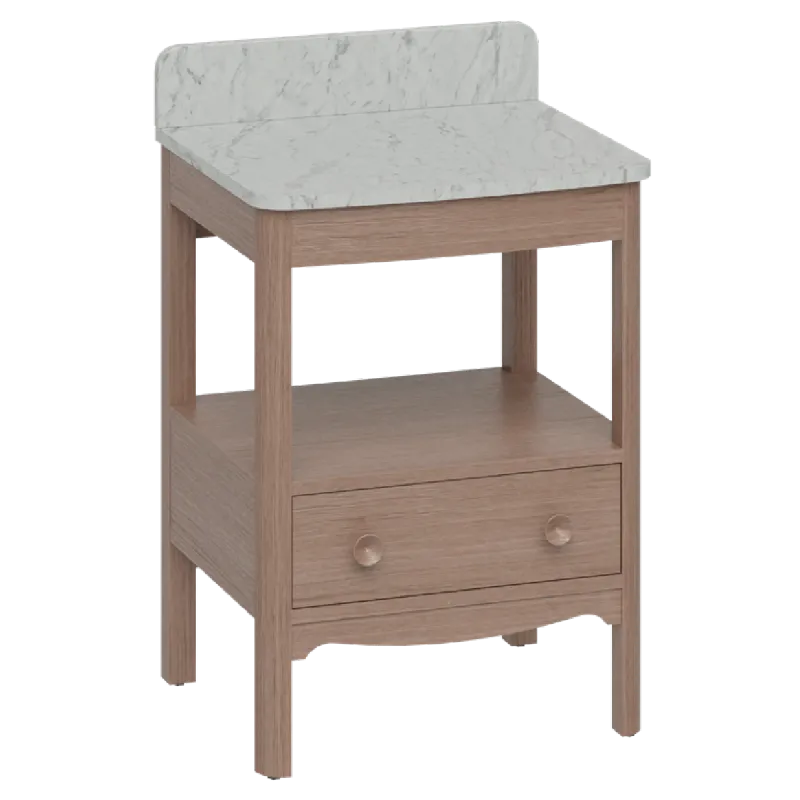 Burlington Guild Servantskap 58 cm med Carrara Benkeplate