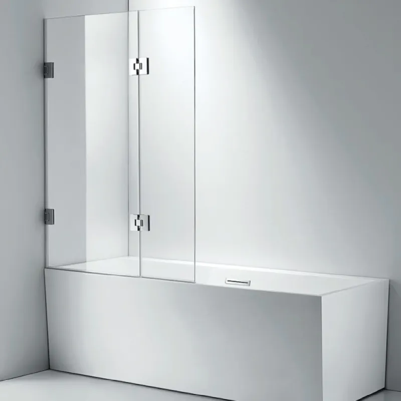 Sanipro Style Duo svingbar badekarvegg 105x146 cm 