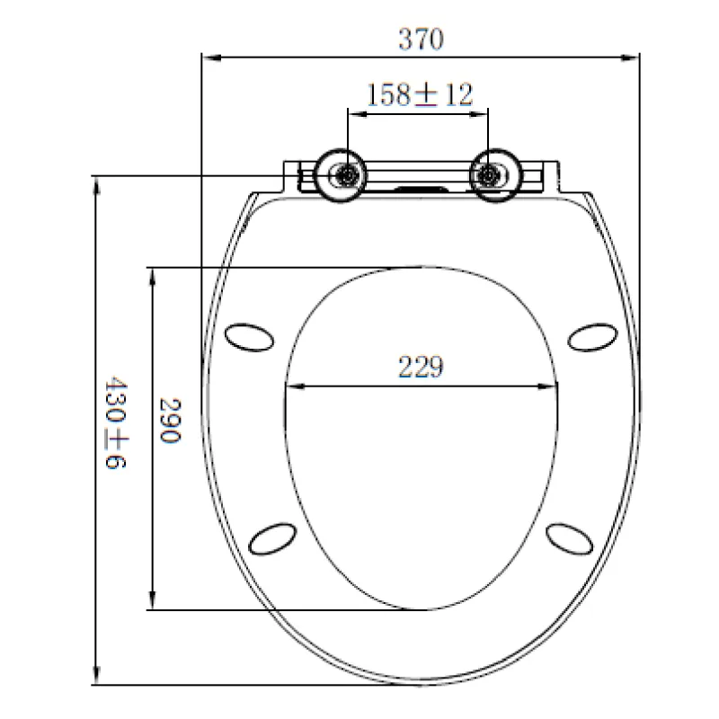 Esbada Classic slim toalettsete