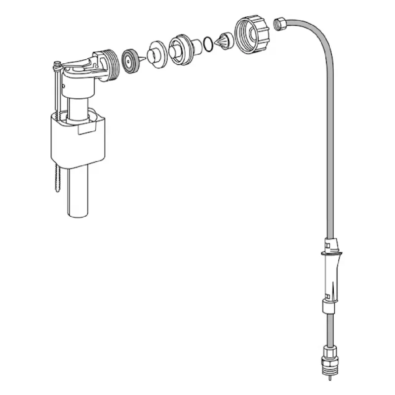 OUTLET: Gustavsberg GB19299P0105 Innløpsventil for Nautic 5500-5591
