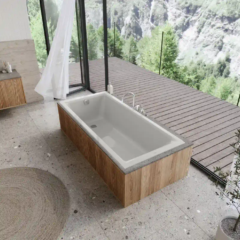 Kaldewei PURO NEXT Mod 1428 Innebygd Badekar 180x80 cm