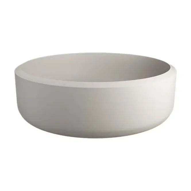 Hovedbilde FossBad Space Cream Toppmontert Servant ø40 cm