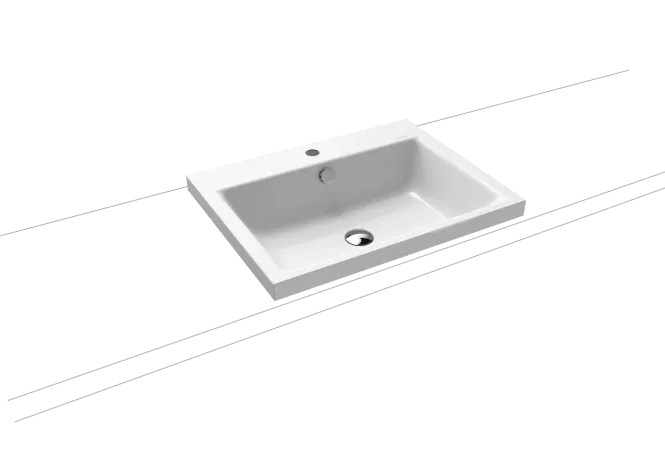 Hovedbilde Kaldewei PURO Mod 3154 Toppmontert Servant, 60x46 cm, Alpine White, 1 ...